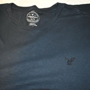 Navy Blue Crew Neck Tee